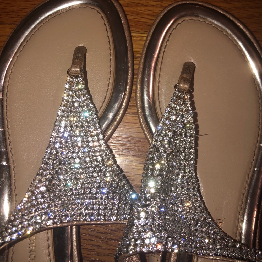 Used Antonio Melani Crystal Sandals